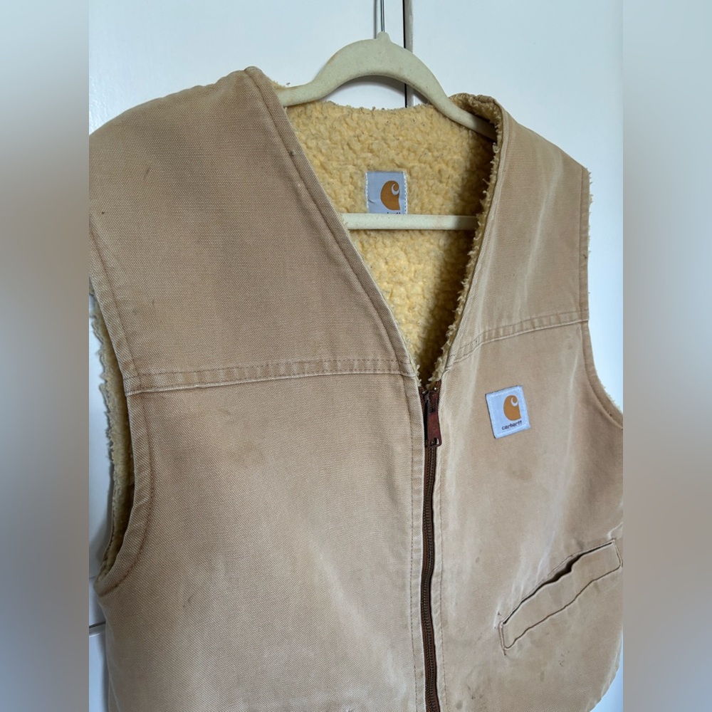 Vintage 90’s Carhartt Sherpa vest